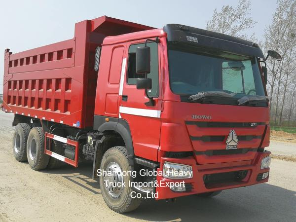 Utilisé HOWO 10 roues 371HP/380HP/400HP/430HP camions à décharge camions à bascule