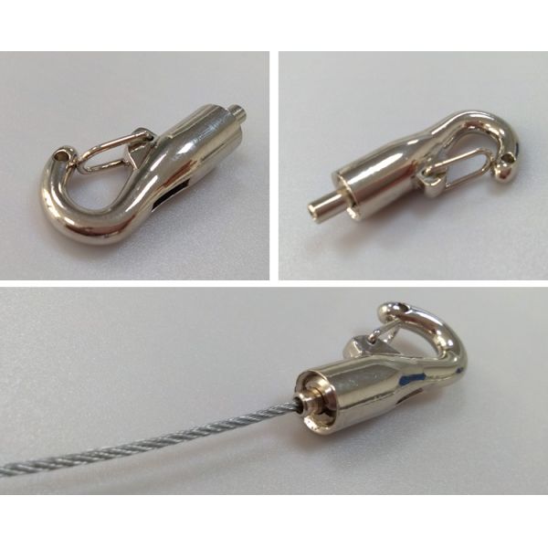 Cable Clips With Screw Faston 90 Degree Wire Rope Gripper Cable Hanger
