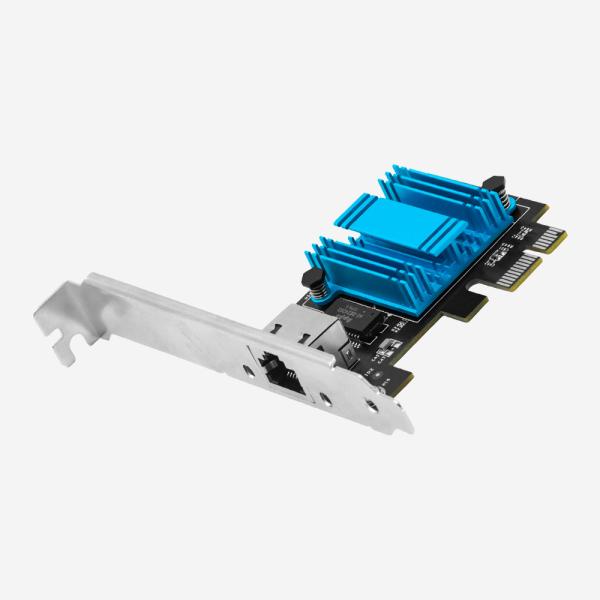 Placa gráfica expressa azul 2.5g do Pci com 1 RJ45 10 auto relação 100 1000 2500Mbps de detecção