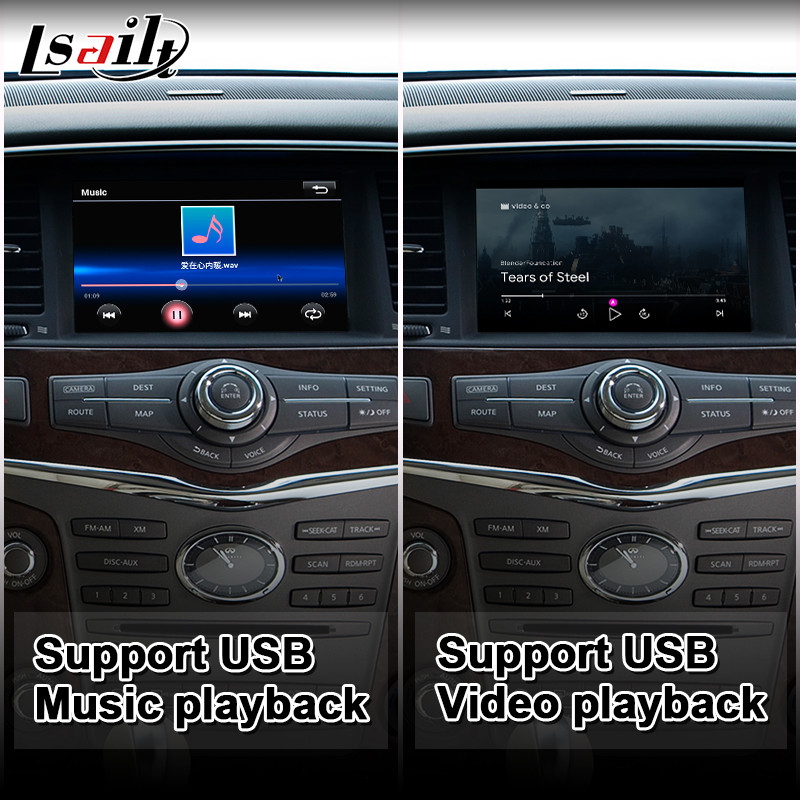 Навигация GPS интерфейса андроида RAM 4GB видео- для Infiniti QX56 2010-2013