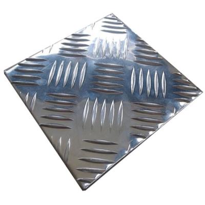 liga de alumínio 4mm de Diamond Plates 3003 do barco do Decking 5bars para o transporte