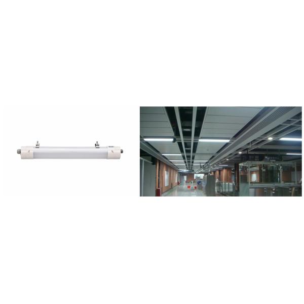 120 Deg IP66 LED Triproof Light With Emergency Sensor For Outdoor Warehouse