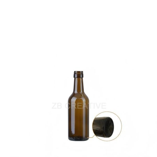 187ml Piccolo Bordeaux Glass Bottle Screw Top For Airline Wine 160g 1008S