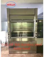Custom Original Color Upgrade Your Stainless Steel  Ducted Fume Hood Lab Fume Hood Design fin Laboratory with 220V/10A  and 250mm Air Outlet