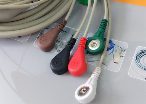 TPU Material Patient Monitor Accessories One Piece ECG Cable Compatible M&B