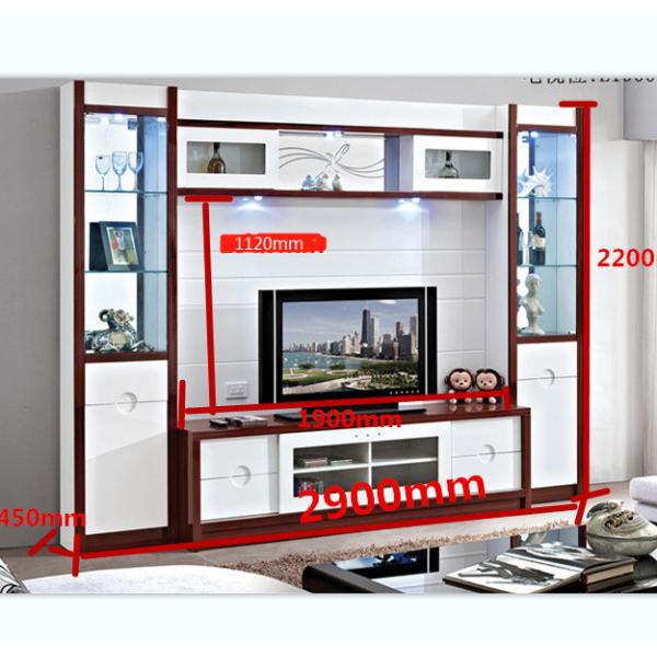 Cabinet d'Ashley TV de panneau de forces de défense principale de meubles antiques d'Armoire de salon