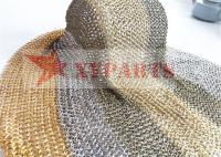 Tratamiento de electrochapado de Ring Mesh Drapery For Light Partitioning del metal de los colores