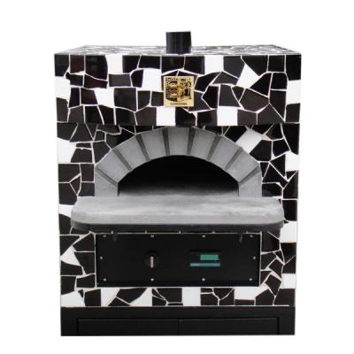 Alta temperatura e fogo - forno resistente da pizza de Lava Rock Gas Heating Italian do retângulo da cerâmica