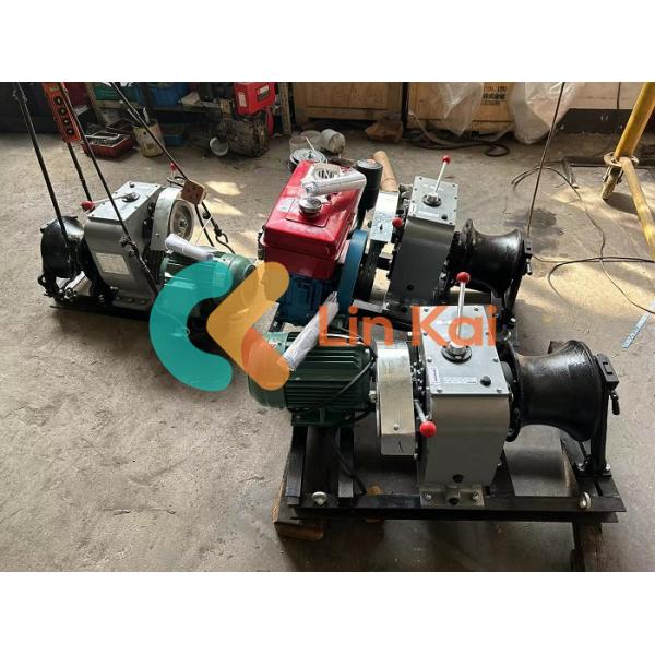 3KW 4KW 4 Gear Electric Motor Winch Puller For Industrial