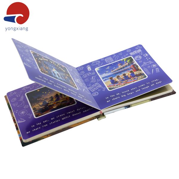 Glossy Lamination Children's Board Books Environmentally Friendly Personalized Story Books