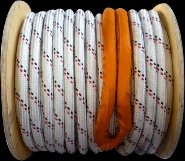 30mm Double Braided UHMWPE Rope 220m High Strength Marine Towing