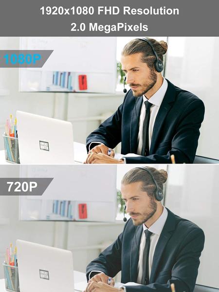 720p PC HDD 2.0 Aperture Mini USB Webcam With Microphone Video Call