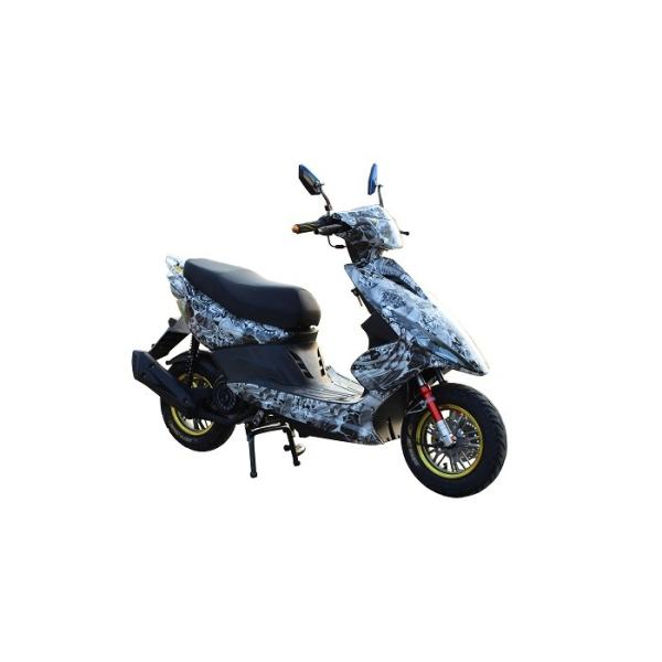 Iron Muffler Gas Motor Scooter Alloy Wheel Camouflage Color Electric Kick Start