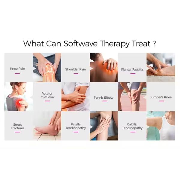 Машина для терапии коленного сустава с мягкими ударными волнами, инструмент для лечения болью с помощью стволовых клеток