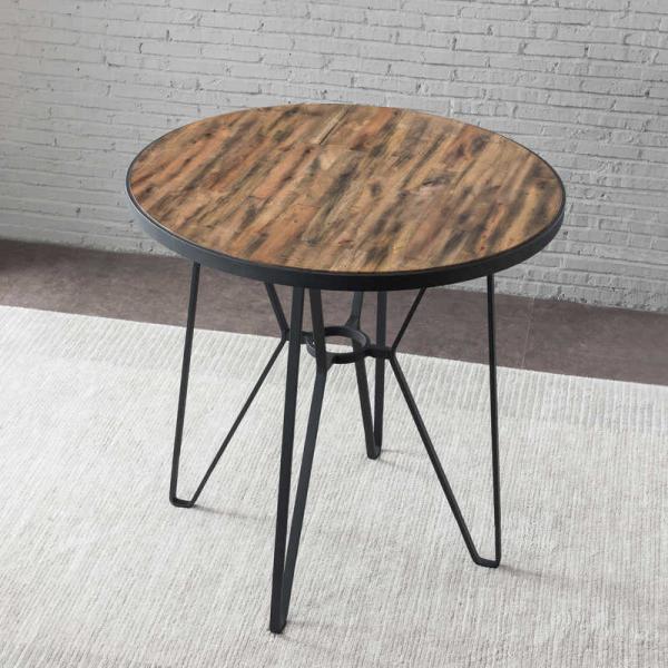 Couleur 48,03" en bois X 48,03" X 30,7" table de salle à manger moderne simple
