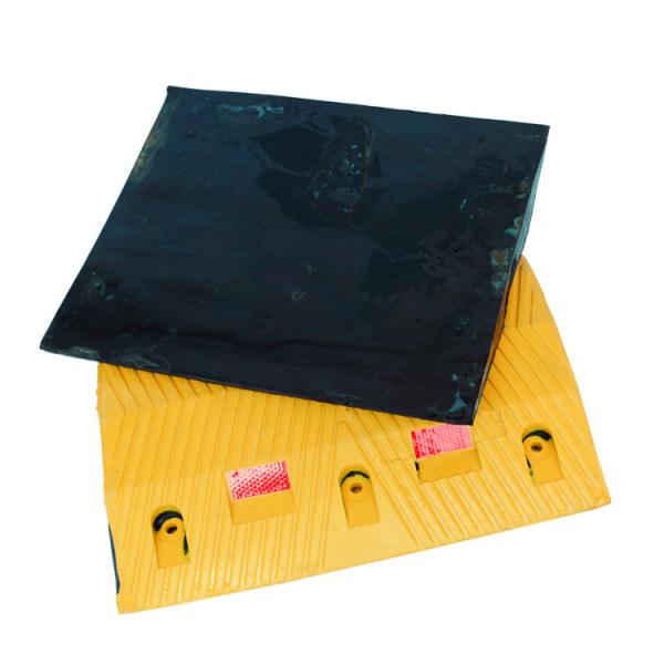 High Purity Rubber Safety Reflective Driveway Speed Bumps