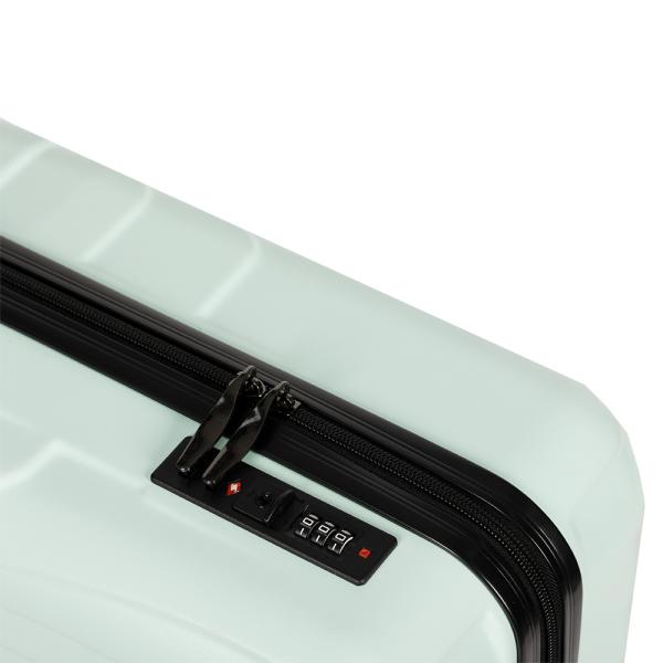 Customerized Hard Travel Luggage Dull Satin Plain Texture ABS Anti Scratching