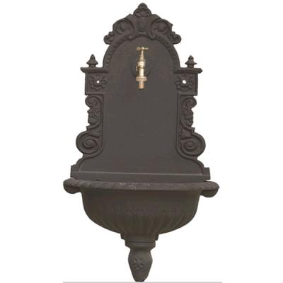 Antique Garden Ornamental Iron Parts Cast Iron Water Fountain For Landscaping Field