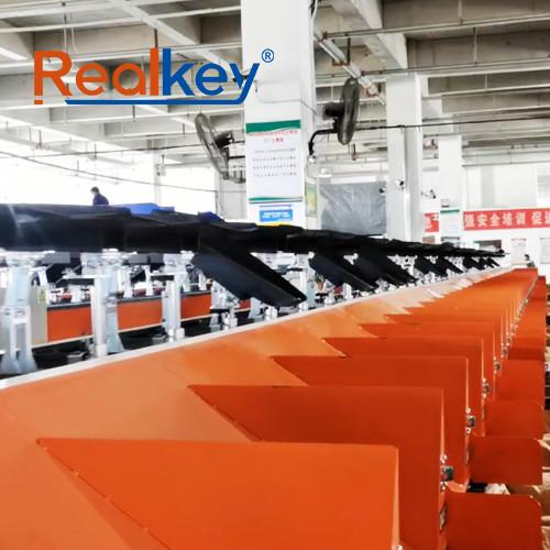 Automatic Package Sorting System Warehouse Sorting Systems Heavy Duty Tray Safety Design