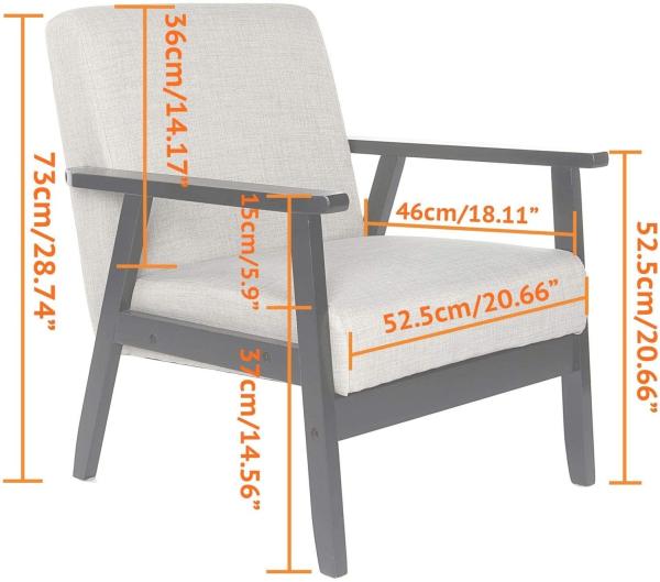 Upholstered Armchairs And Accent Chairs , Solid Wood Frame Small Swivel Armchair