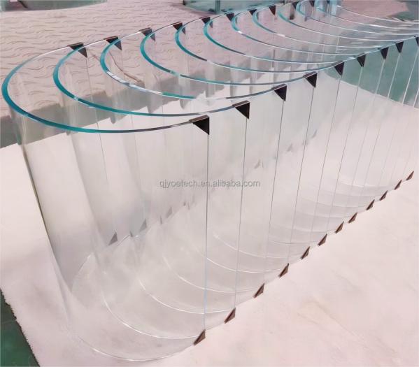 Cortar Borra e Temperar o Painel de Vidro Perfeito para Escadas do Hospital