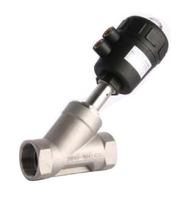 DN10 ~ 80 PV100  2 / 2 Way Angle Seat Globe Valve For Gases / Steam