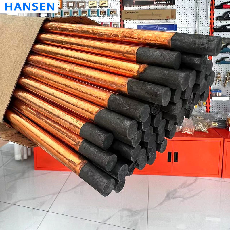 Copper Coated Graphite Carbon Arc Gouging Electrodes for DC Welding Machines