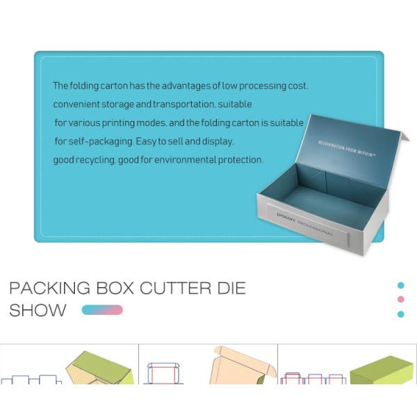 Сложенный отправитель подарочной коробки картона 1200g магнитный со стилем книги закрытия ленты