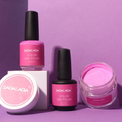 3 in 1 Custom Uv Soak off Gel Nail Dip Polish and Bulk Dipping Nail Powder Kit Nail Gel Set