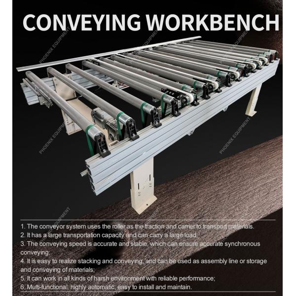 Multi Roller Conveyor for Wooden Door Assembly Line Easy to Operate Length 3000mm