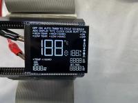 Painéis de exibição VA LCD Negativo Preto e Branco Transmissor Digital Gráfico Vidro LCD