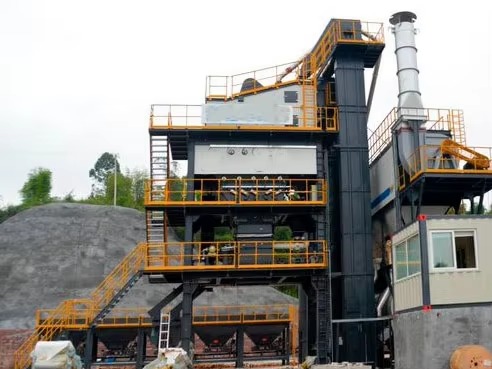 80t/H Mobile Asphalt Batching Plant Chinese Asphalt Mixing Plant High Efficiency