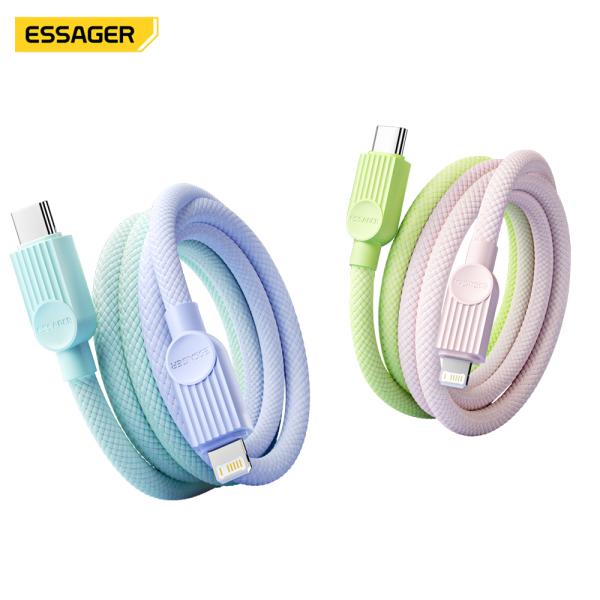 ESSAGER ES-X73 iPhone充電ケーブル USB C to Lightning 13 14 11 12 Pro Max用