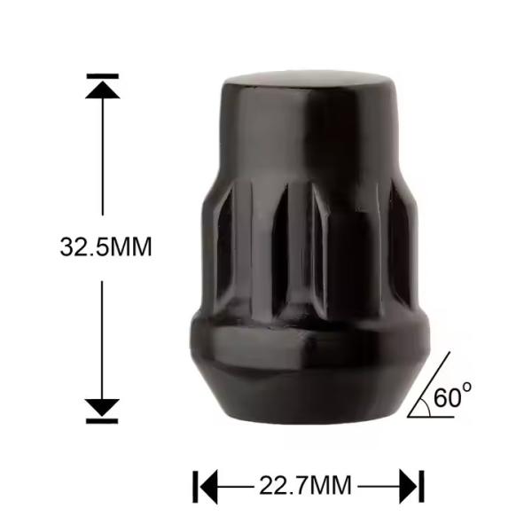 Titanium Wheel Lug Nuts M12X1.25 With 40Cr Steel Material 22.7mm Shank Diameter