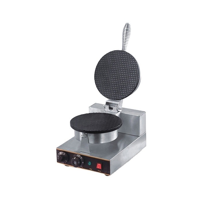 Custom Color Mini Electric Egg Breakfast Custard Sundae Pizza Crepe Round Waffle Maker