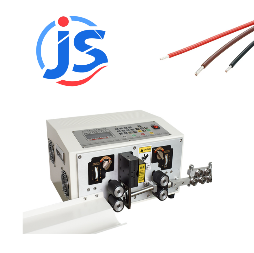 JunSheng HR-220S Touch Screen Control High Speed Steel Blade Wire Cut And Strip Machine with 3500-5000pcs/hour Output