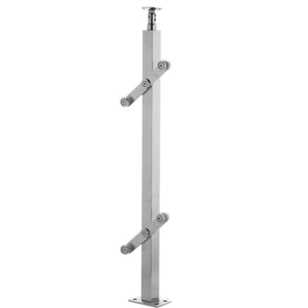 Pipe écorchée échafaudée Escalier poignée poste balustrades balustrade pilier en