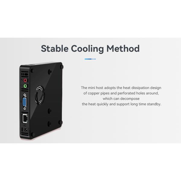 Intel Pentium 2117U Black Mini Computer With DDR3 RAM And Aluminum Chassis