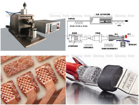 Soldadora ultrasónica anticipada del arnés de cable