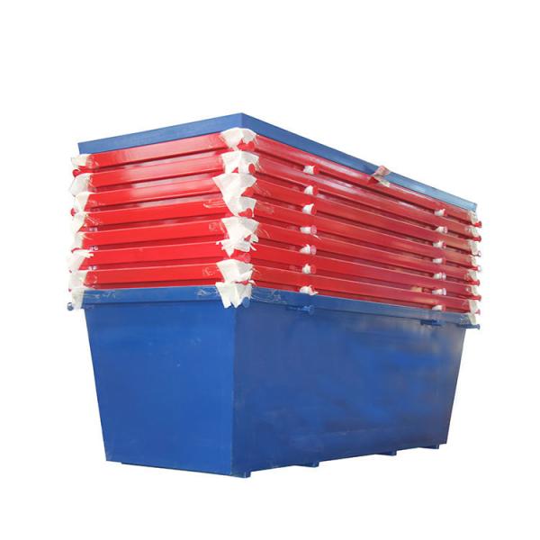 Recycling Waste Management Skip Outdoor Metal Waste Bin NO Leakage Welding