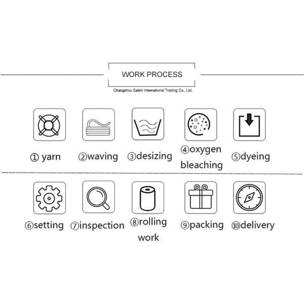 Материал ткани доказательства жары ткани простирания 100% хлопок водоустойчивый для Ворквеар