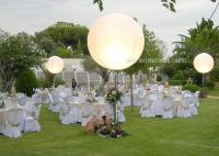 A pérola 1,2 M que iluminam a explosão inflável do balão conduziu a lanterna DC80W para eventos do casamento