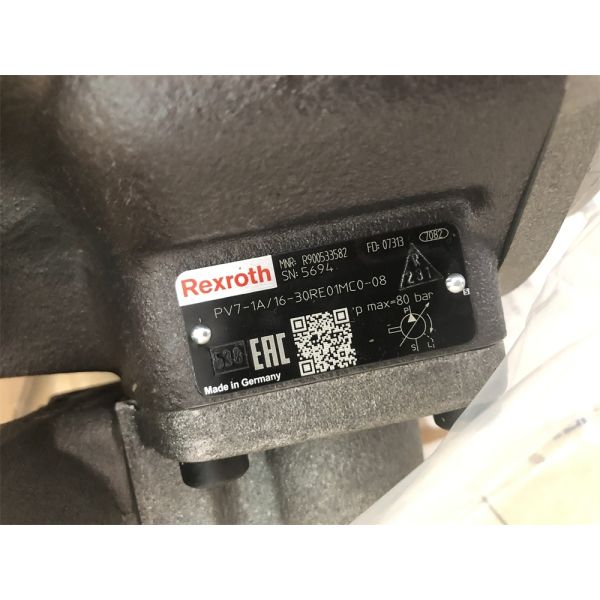 PV7-1X/40-45RE37MN0-16	
PV7-1X/40-71RE37MC7-08 PV7 series pilot variable hydraulic pump imported from Germany by Rexroth