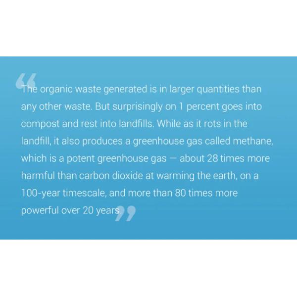 7L Food Cycler Compostador eléctrico para interiores Biológico Fertilizante orgánico rico