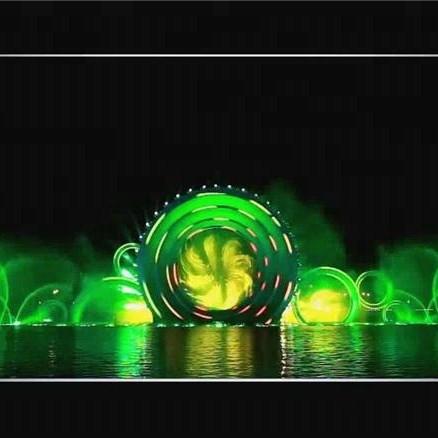 Floating Garden Musical Fountain High Spray Hotel Signal Control