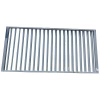 La barrière en acier inoxydable à grille anodisée en aluminium noir moderne et robuste