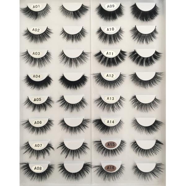 Women’s Makeup Luxury Cruelty Free Lashes , 3D Mink Eyelashes 8MM-27MM