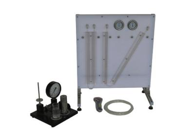 A pressão da medida da pressão calibra o equipamento de laboratório dos mecânicos fluidos
