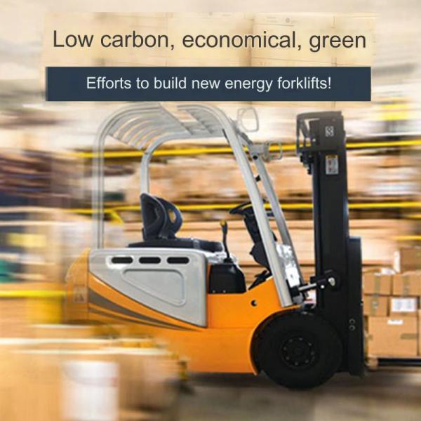 Turning Radius Electric 2 Tonne Forklift Counterbalance Type Max Lifting Height 5 Meters