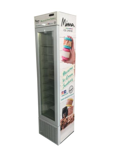 105L Upright Freezer/Vertical Refrigerator Glass Door ETL ISO RoHS CE approved SD105B